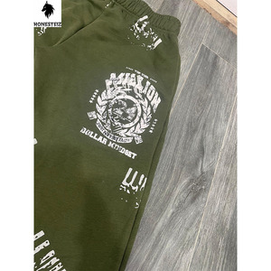 ชุดวอร์มเล่นฟุตบอลของผู้ชายชุดวอร์มเล่นกีฬาแบบลำลองเอวยางยืดทรงแบนการออกแบบซับลิเมชันด้านหน้าผ้าวูลปรับแต่งได้ - Product Image 4