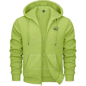 Sudadera con Capucha Vintage para Hombre, Gruesa, 100% Algodón, Forro Polar, Lavado Ácido, Decolorada por el Sol, Ligera, de Invierno, Talla Grande, Secado Rápido - Product Image 1