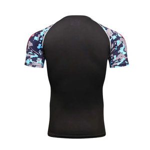 T-shirts de sport pour hommes, taille plus, coupe ajustée, respirants, lavés, logo sur le devant, athlétiques, pour la course à pied - Product Image 6