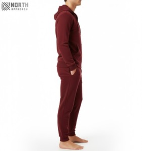 Sudadera con capucha y pantalón con cremallera de fabricante al por mayor logotipo personalizado algodón polar diamante strass 2 piezas chándal para hombre lujo - Product Image 6