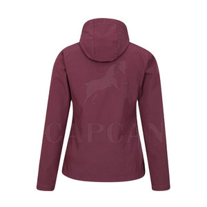 Chaqueta Softshell de invierno para mujer con bolsillos delanteros, diseño adelgazante, cómoda decoración de botones de Color personalizado, patrón sólido - Product Image 2