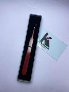 Pinzas Profesionales para Pestañas de Acero Inoxidable con Agarre Suave, Diseño Ergonómico Antimagnético, Funcionamiento Suave, Pinzas para Extensión de Pestañas - Product Image 2