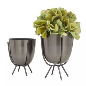 Macetas y Jardineras para el Hogar y el Jardín, Personalización al por Mayor, Macetero Cuadrado de Hierro de Tendencia, Color Negro Mate, Estilo Clásico - Product Image 6