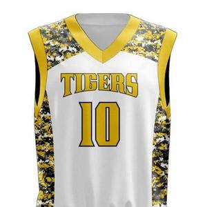 Ensembles de maillots et shorts de basket-ball personnalisables, réversibles et respirants, tailles plus grandes, uniformes pour adultes, vente en gros, pas cher - Product Image 4