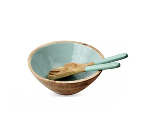 Juego de cucharas Juego de ensalada de madera Cubiertos al por mayor en madera de acasia Último producto de alta calidad Hecho a mano Ecológico de madera natural - Product Image 4