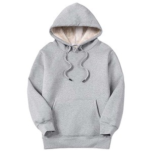 Wholesale Kangaroo Pocket <b>Hoodies</b> for Men Zip up Winter Fleece <b>Sherpa</b> <b>Lined</b> Sweatshirt Warm Hoodie - Product Image 2
