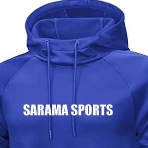 Pull-over uni personnalisé imprimé sweat-shirt Streetwear sweat-shirt à capuche unisexe vierge avec broderie 100% coton/polyester en polaire - Product Image 3