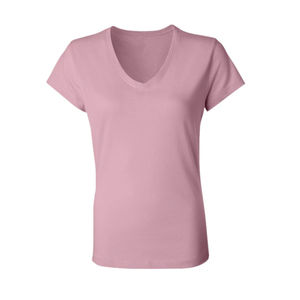 Nueva Camiseta de Verano para Mujer, Transpirable, Cuello en V, Manga Corta, Impresión 3D en Serigrafía, Estilo Urbano, Largo Regular, con tu Propio Logotipo - Product Image 5