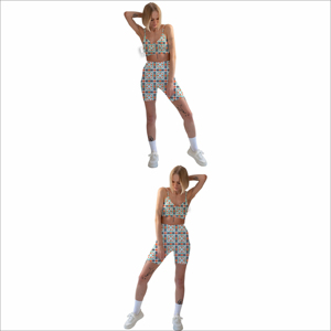 Ensemble soutien-gorge et short de sport pour femmes de grande taille pour le yoga Ensemble de yoga pour femmes en polyester Ensemble de yoga Offre Spéciale - Product Image 3