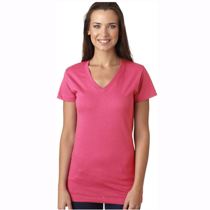 Camisetas para Mujer con Estampado de Animales, Cuello en V, Corte Ajustado, Seda/Algodón, Antiarrugas, Nuevo Diseño, a la Moda, Alta Calidad, Productos de Exportación - Product Image 1