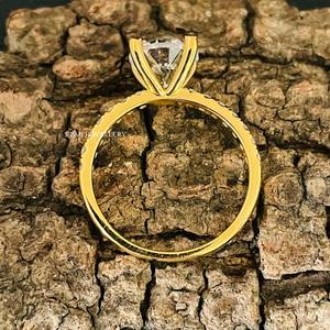 แหวนหมั้นเพชรทรงกลมแบบโซลิแตร์ ทองคำแท้ 14K น้ำหนัก 2 กะรัต ได้รับการรับรองจาก IGI สำหรับชาวคริสต์ - Product Image 4