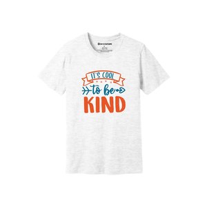 T-shirt pour femme BON KOUTURE 100% coton, thèmes de gentillesse, impression 3D, décontracté, manches courtes, col rond, 12 options de couleurs, 160-180 grammes, poids lourd - Product Image 2