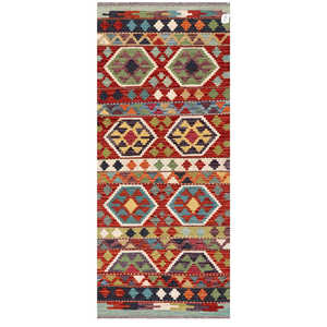 พรมกิลิม ไมมาณา อัฟกานิสถาน ขนาด 195 x 82 ซม. พรมปูพื้นและชุดพรม - Product Image 1