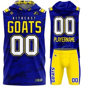 Wholesale American 7v7 Football Uniforms Anti UV Quick Dry Compression Comfortable <b>Light</b> Weight Breathable Anti-Bacterial - Product Image 1