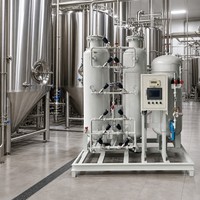 Équipement de séparation d'air de générateur de l'oxygène de 93 + 2% PSA avec le PLC pour l'équipement de production de gaz de conservation des aliments de fermentation