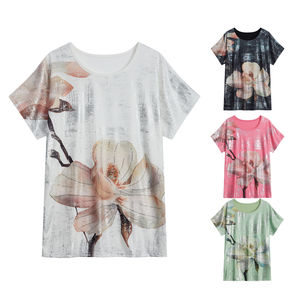 เสื้อยืดคอโอ แขนสั้น ผ้าฝ้ายถัก 100% พิมพ์ลายโลโก้ด้วยผ้าไหม ป้องกันการหดตัว ไซส์พลัส ยูนิเซ็กส์ แบบเรียบ 180 ตัว - Product Image 6