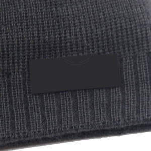 High Quality Wholesale Custom Logo <b>Beanies</b> Hats Trendy Warm Winter Plain Dyed Knitted <b>Beanie</b> Hat Cotton Material Printing Style - Product Image 5