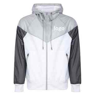 Veste coupe-vent à capuche fine pour homme, printemps été, sports de plein air, logo personnalisé, uniforme d'équipe - Product Image 4