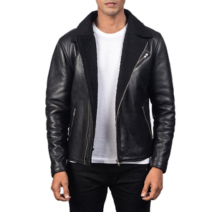 Chaqueta de Cuero Genuino de Primera Calidad para Hombre, Diseño Invernal Reversible e Impermeable, 100% Piel de Vaca Original - Product Image 2