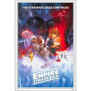Póster Estilo Star Wars: El Imperio Contraataca, Lienzo de Vinilo Duradero, Plástico o Poliéster, Técnicas de Impresión Digital Offset - Product Image 1
