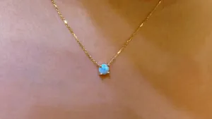 Natural Round Ethiopian Opal Gemstone Color Pendant for <b>Women</b> With <b>Necklace</b> 925 <b>Sterling</b> <b>Silver</b> Fashion Jewelry for <b>Women</b> - Product Image 4