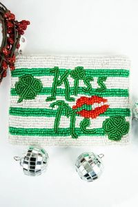 Elegante bolso de cartera pequeño con diseño de árboles de Navidad bordado con cuentas hecho a mano de alta calidad lindo elegante y de la última moda India - Product Image 4