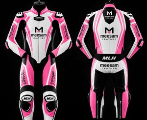 Traje de Motociclismo Unisex de Cuero Premium, Manga Larga, Protección Interna/Externa, Ventilación Transpirable, Ajuste Cómodo - Product Image 5