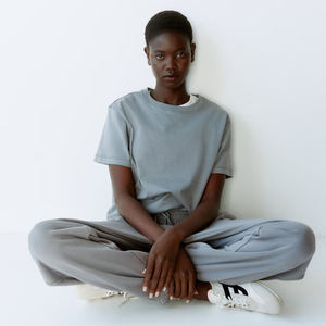 กางเกงสตรีทแวร์ผ้าคอตตอนทรงหลวมสไตล์ลำลองกางเกงวิ่งสไตล์สตรีทแวร์กางเกงฟิตเนสทรงหลวมสำหรับ2025 - Product Image 3