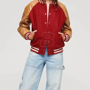 Dernier modèle de veste Letterman Veste Letterman couleur personnalisée à manches longues bon marché fabriquée au Pakistan - Product Image 5