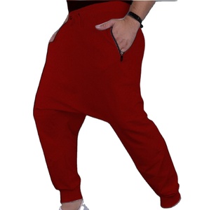 Nouveau pantalon de survêtement pour homme, coupe classique, hiver, entrejambe bas, respirant, noir uni, luxe, taille élastique, poches latérales - Product Image 3