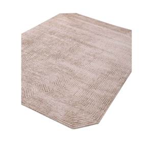 Tapis en viscose tufté à la main Cera, rouge orange, style bohème géométrique pour la maison, modèle rectangulaire 3D TPV-50083, 10 mm, tapis de chevet, tapis de couloir - Product Image 2