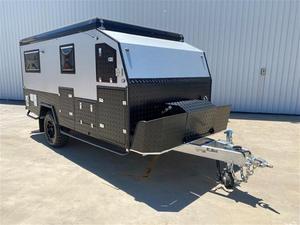 Mini caravane 4x4 moderne de qualité supérieure avec construction en alliage d'aluminium pour les aventures en plein air et les voyages routiers - Product Image 6