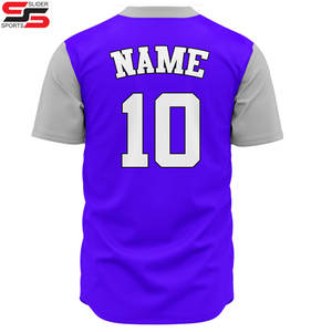 Camiseta de Béisbol Personalizable de Alta Calidad, Sublimación, Liga Escolar, Malla Transpirable, Ropa Deportiva, Impresión de Nombre y Número, Talla Grande - Product Image 2