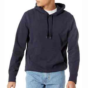 Sweat à capuche homme 100% coton coupe ample pull style streetwear look décontracté avec capuche et cordon de serrage - Product Image 1