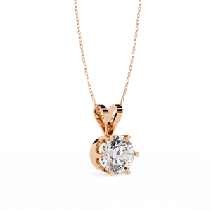 Fabuloso colgante de oro de 18 quilates para mujer con diamante cultivado en laboratorio - Product Image 3