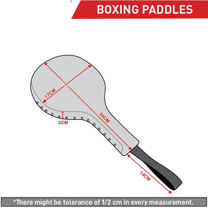 Pagaie de boxe de haute qualité mitaines à main Logo personnalisé pagaie de cible d'entraînement durable pagaie de frappe de boxe légère - Product Image 6
