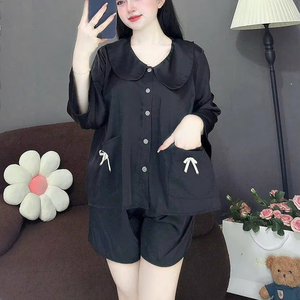 [COSTURA DE FÁBRICA] PW60 2025 Ropa de dormir Pijamas de mujer 100% Tela de algodón para ayudar al usuario a sentirse cómodo en todas las actividades - Product Image 4