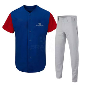 Uniforme de baseball de conception sur mesure de haute qualité uniforme de baseball respirant à séchage rapide pour la vente en ligne - Product Image 1