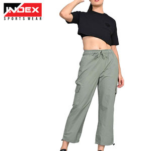 Pantalones Cargo informales para mujer, monos tácticos de verano con cintura media, estilo europeo americano, nuevos pantalones funcionales con tapón - Product Image 1