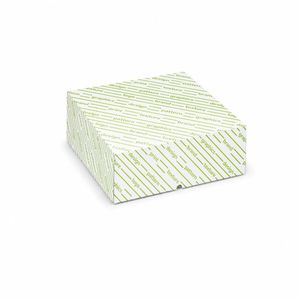 Boîte rigide carrée personnalisée JEFF 25x25x8 cm - Matériaux recyclés, finition brillante ou mate, gaufrage - Product Image 1