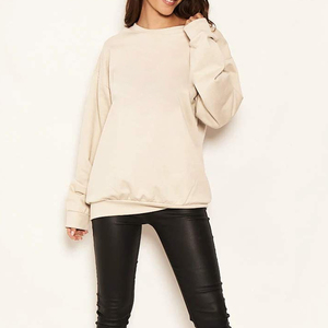 Sudadera informal de la mejor calidad para mujer, jersey de calle, diseño liso personalizado, fábrica de invierno, precio competitivo al por mayor - Product Image 5