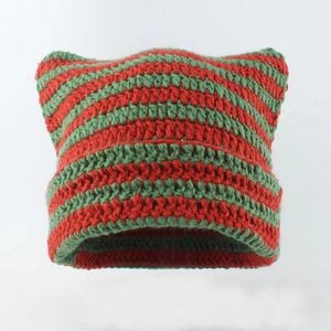 2025 hiver Logo personnalisé Jacquard Beanie Cap respirant manchette conception avec tissu commun nouveau Style Logo personnalisé accessoires d'hiver - Product Image 6