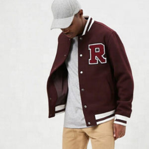 Chaqueta universitaria con estilo para hombre de alta calidad, parche de chenilla hecho a medida, diseño de béisbol Letterman con logotipo personalizado, temporada de invierno - Product Image 5