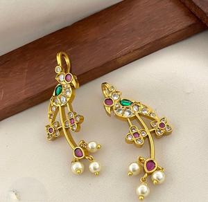 คอลเลกชั่นประดับอัญมณีประดับอัญมณีประดับอัญมณีสำหรับงานแต่งงานเครื่องประดับอัญมณีชุบทองแบบดั้งเดิมสวยงาม - Product Image 2