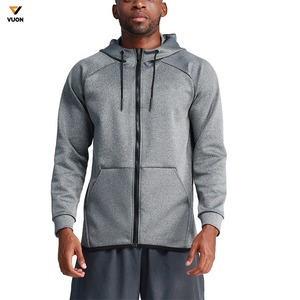 Offre Spéciale personnalisé hommes à capuche 100% coton Streetwear bloc multicolore sweat à capuche polaire zippé pour la saison d'automne - Product Image 6