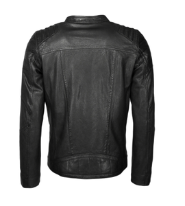 Chaqueta de cuero de diseño personalizado para hombre de alta calidad para invierno - Product Image 3