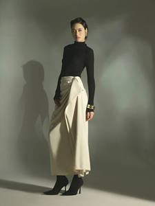 Camiseta sin Mangas Elegante y Minimalista de Alta Costura para Mujer, de Lana Ecológica Elástica, Servicio ODM - Product Image 3