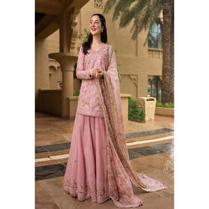 AYA Salwar Kameez y Traje de Algodón Bordado de Lujo - Estilo Pako 2026 - Product Image 1