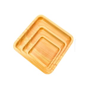 Juego de Bandejas de Madera Sostenible, Plato Rústico Hecho a Mano para Decoración del Hogar de Estilo Rústico y Colección de Utensilios de Cocina Elegantes - Product Image 1