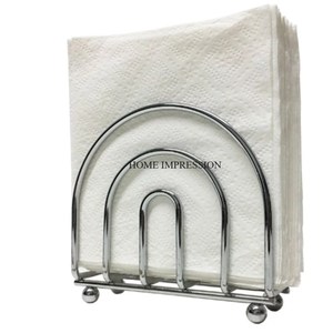 Servilletero de hierro de Color negro elegante hecho a mano, calidad superior, forma personalizada, soporte de papel de seda de aspecto único a la venta - Product Image 4